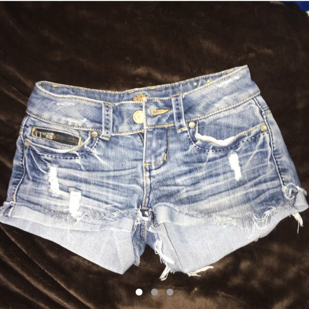 Blue jean shorts